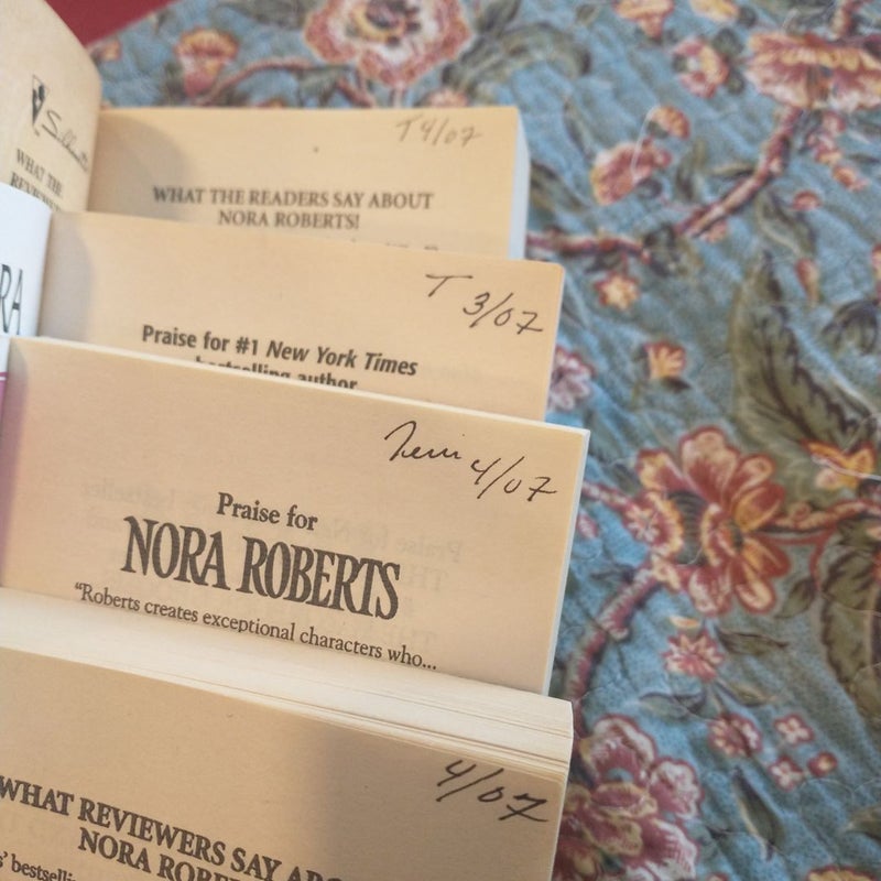 Nora Roberts -- Bundle of 4 MacGregor Books 
