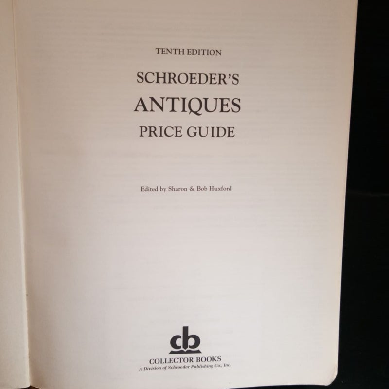 Schroeder's Antiques Price Guide