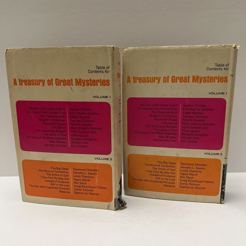 Treasury of Great Mysteries: Volumes 1&2 (1957-VINTAGE ) 