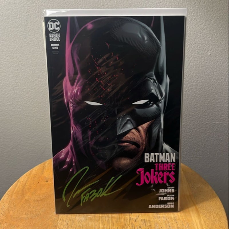 Batman: Three Jokers #1 (2020) – Signed by Jason Fabok – Batman Cover – DC Black Label