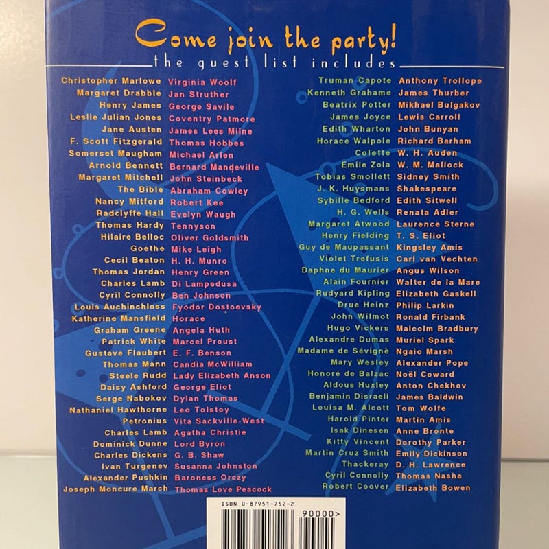 Weddings, Wakes, The Cocktail Hour and More Parties: A Literary Companion