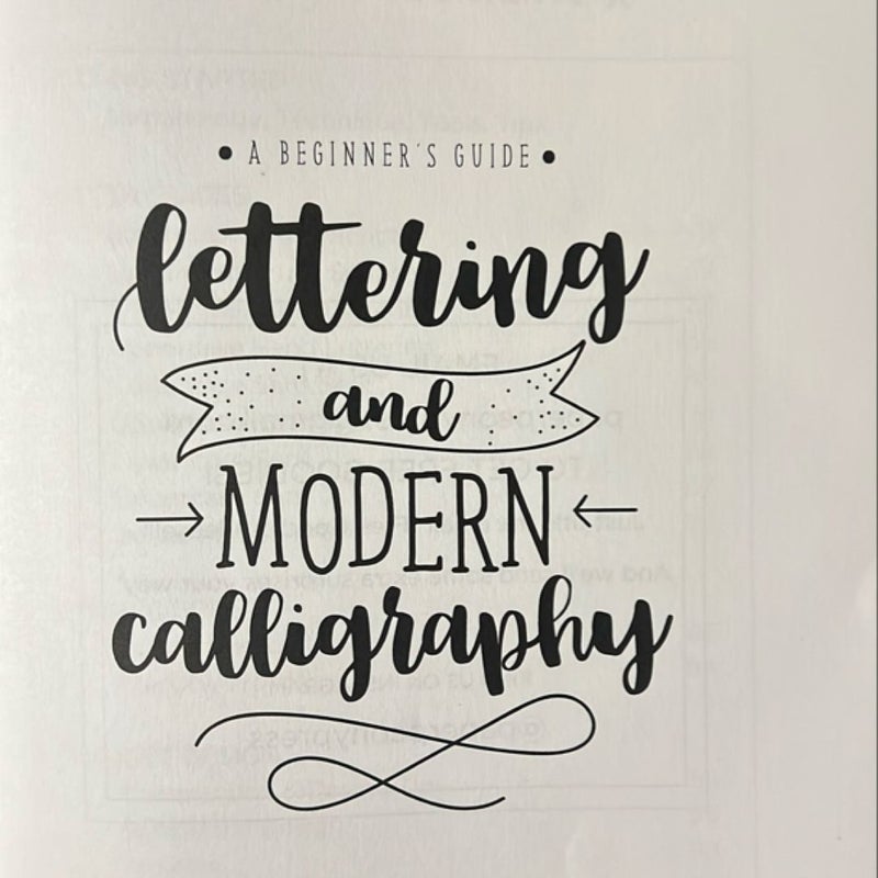 Lettering and Modern Calligraphy