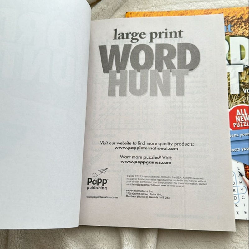 Large Print Word Hunt 