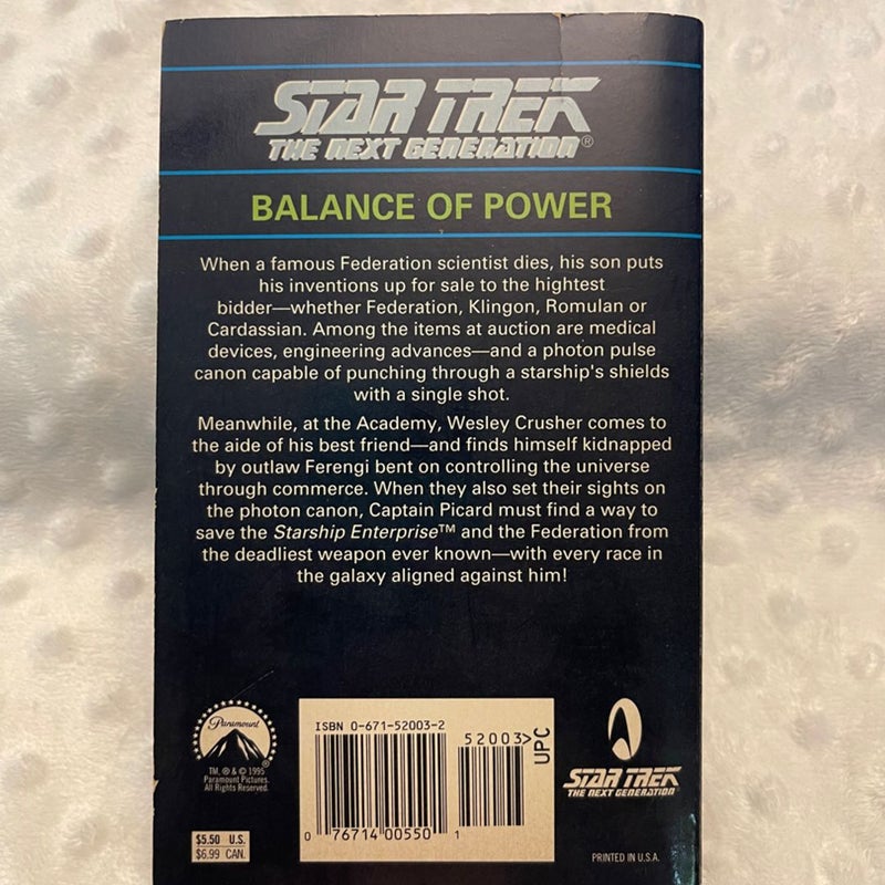 Star Trek Next Generation #33 Balance of Power
