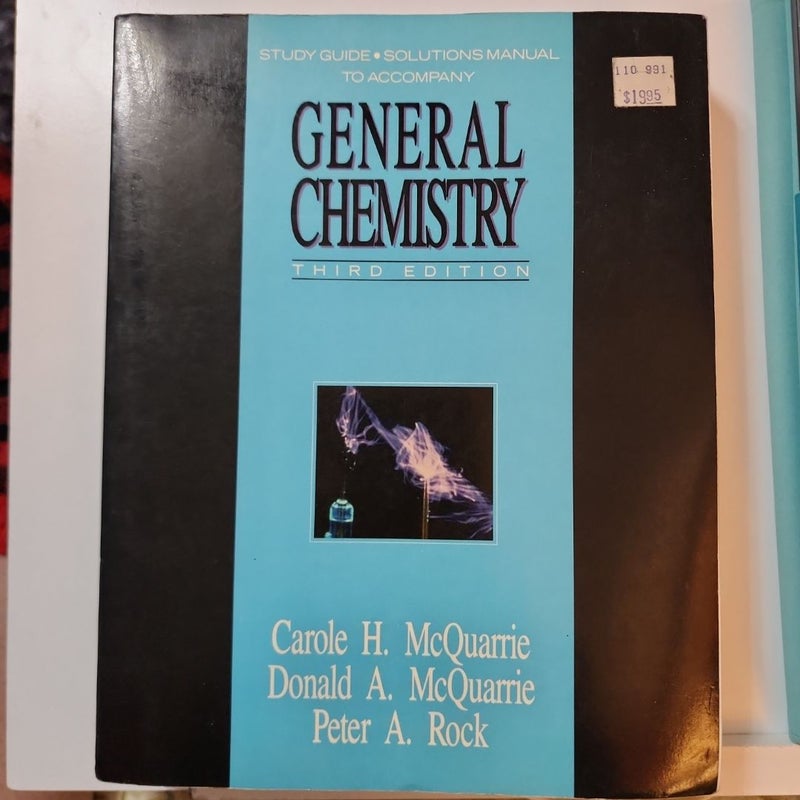 Study Guide - Solutions Manual to Accompany General Chemistry