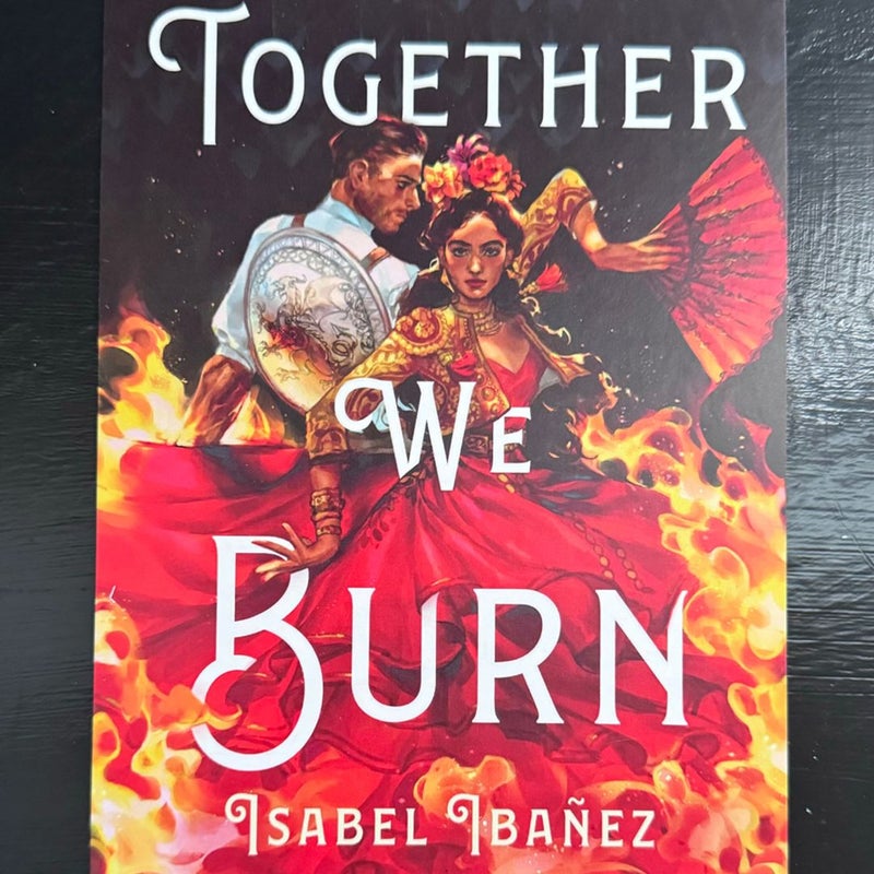 Together We Burn OwlCrate Exclusive Edition Book and Bookishi Book Box Exclusive Dusk Jacket 