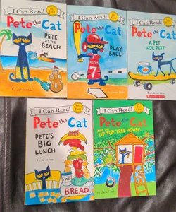Pete the Cat: I Can Read (lot of 5 books)