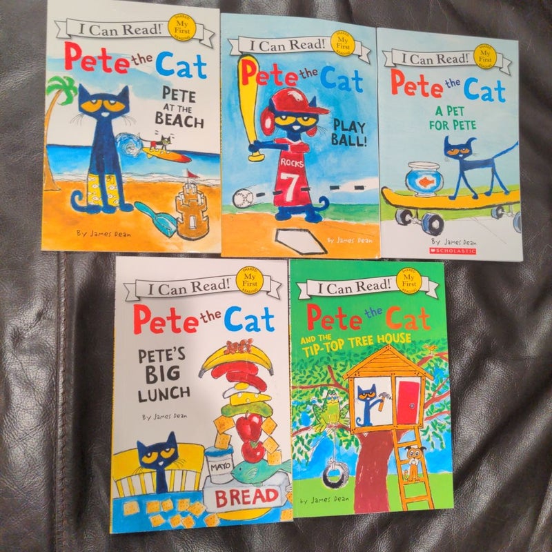 Pete the Cat: I Can Read (lot of 5 books)