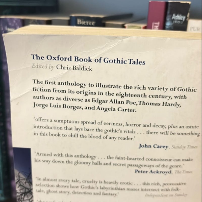 The Oxford Book of Gothic Tales