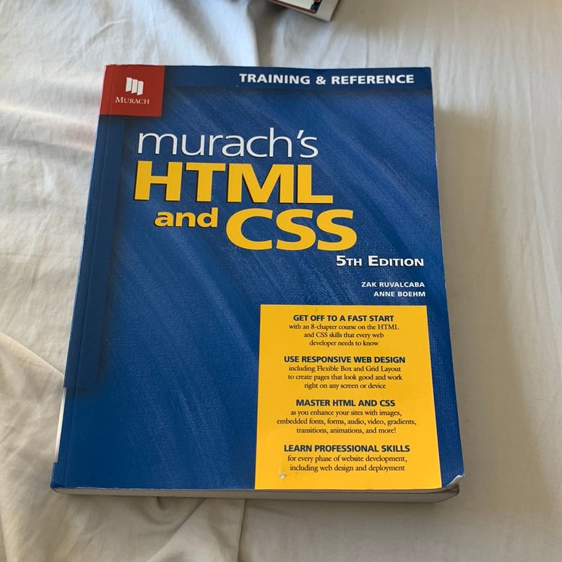 Murach's HTML and CSS by Zak Ruvalcaba, Paperback | Pangobooks