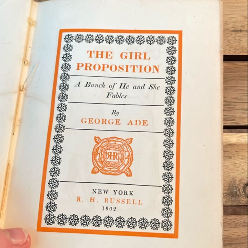 The Girl Proposition (1902)