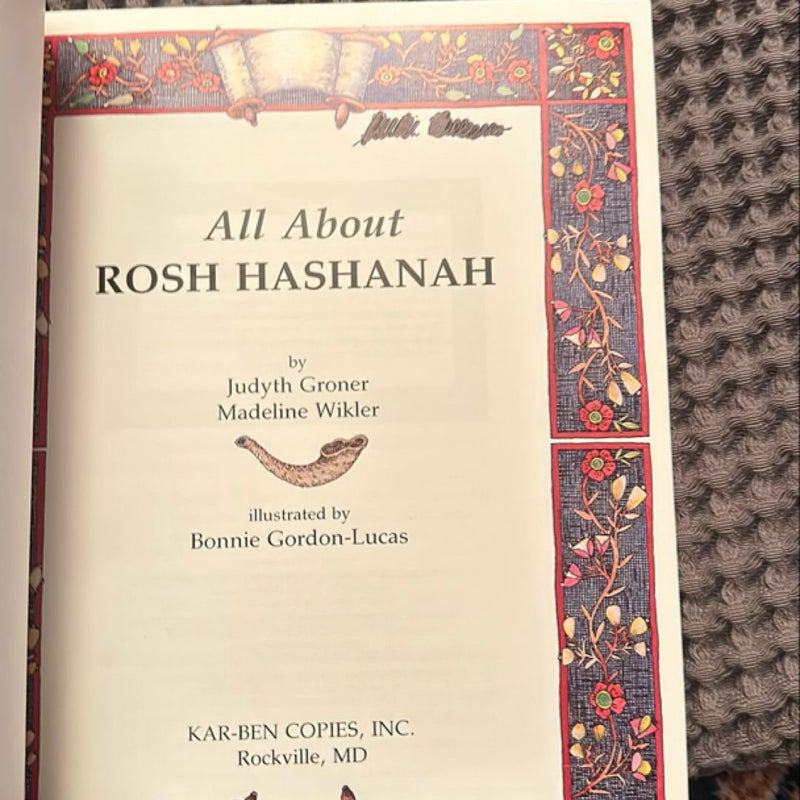 All about Rosh Hashanah