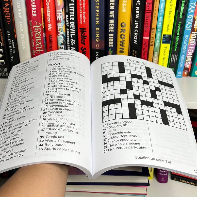 Funster Crossword Puzzle Book for Adults