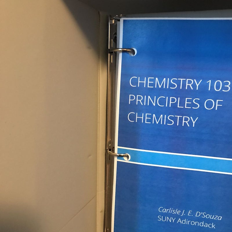 Chemistry 103: Principles of Chemistry (Loose-leaf version)