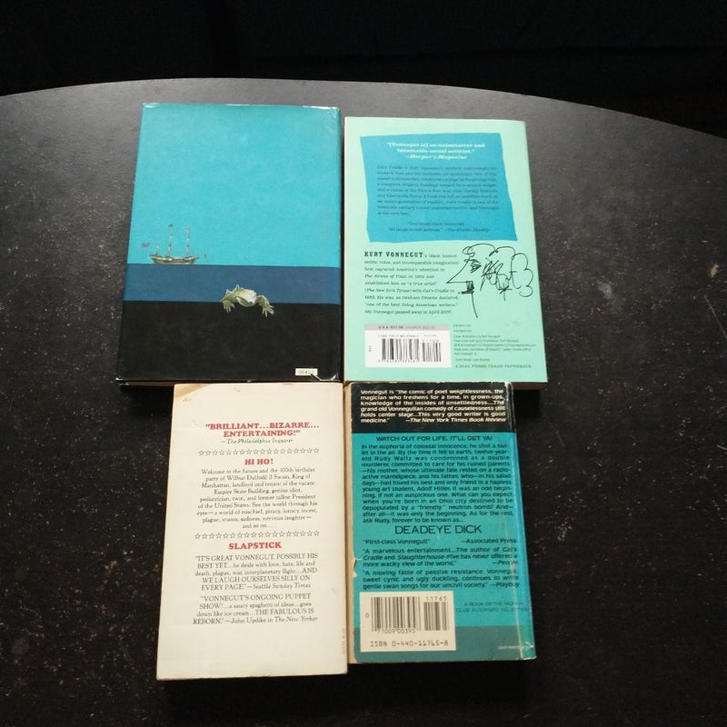 Kurt Vonnegut Bundle (Galapagos, Cat's Cradle, Dead-Eye Dick, & Slapstick)