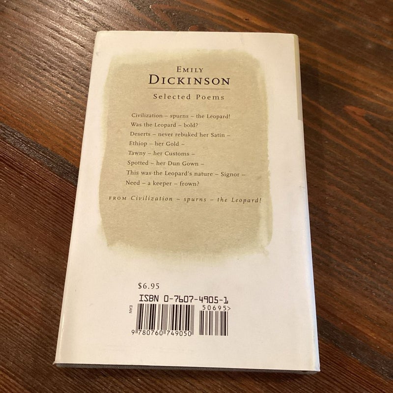 Emily Dickinson Selected Poems