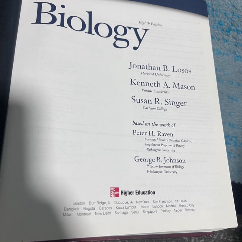 Biology college Textbook 