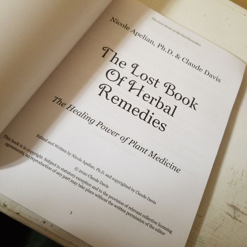 The Lost Book of Herbal Remedies & A Garden of Herbs bundle set