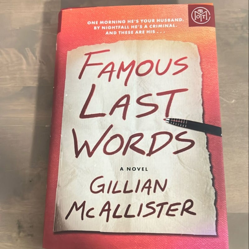 Famous Last Words