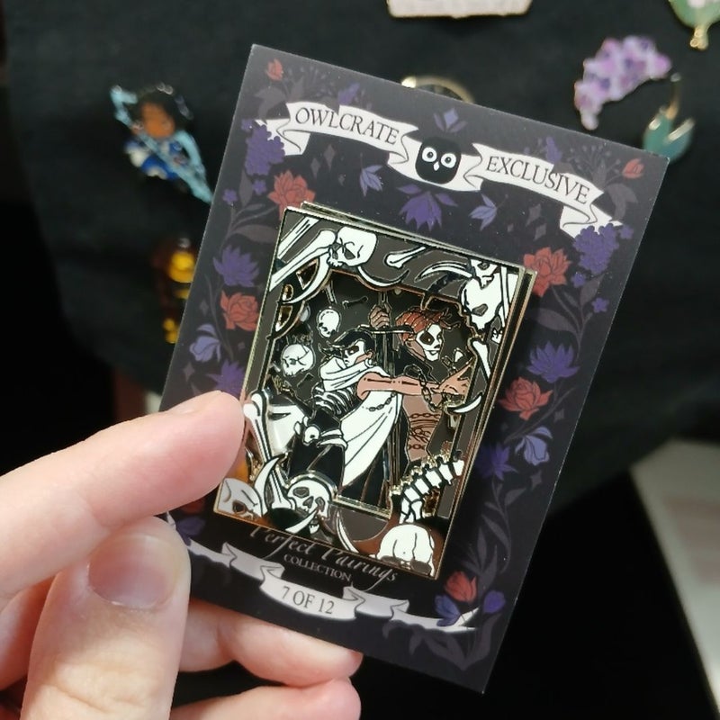 Gideon the Ninth Interactive Enamel Pin