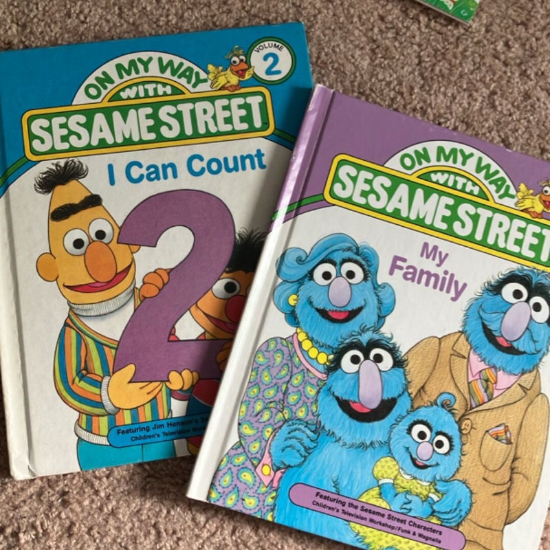 On My Way with Sesame Street BUNDLE: Can Count AND My Family
