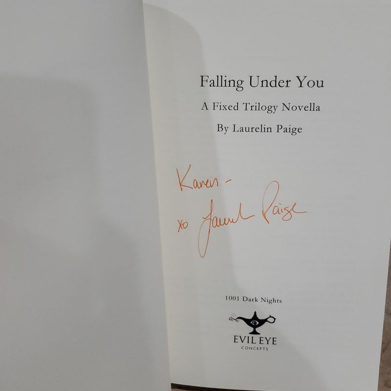 Falling under You (signed and personalized)