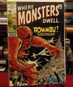 Where Monsters Dwell #7 ROMMBU! Marvel 1970