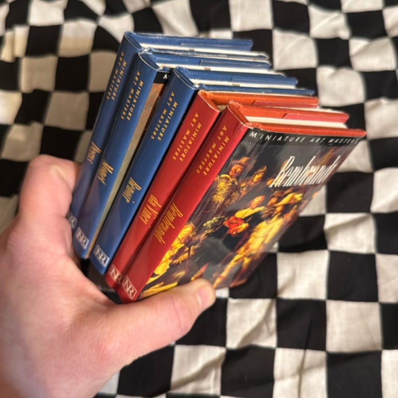 Miniature books of famous artists & their work 