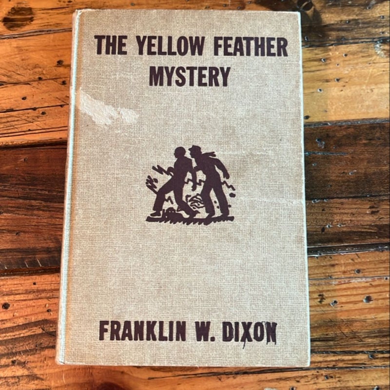 The Yellow Feather Mystery Franklin W. Dixon The Hardy Boys Book HC 1953