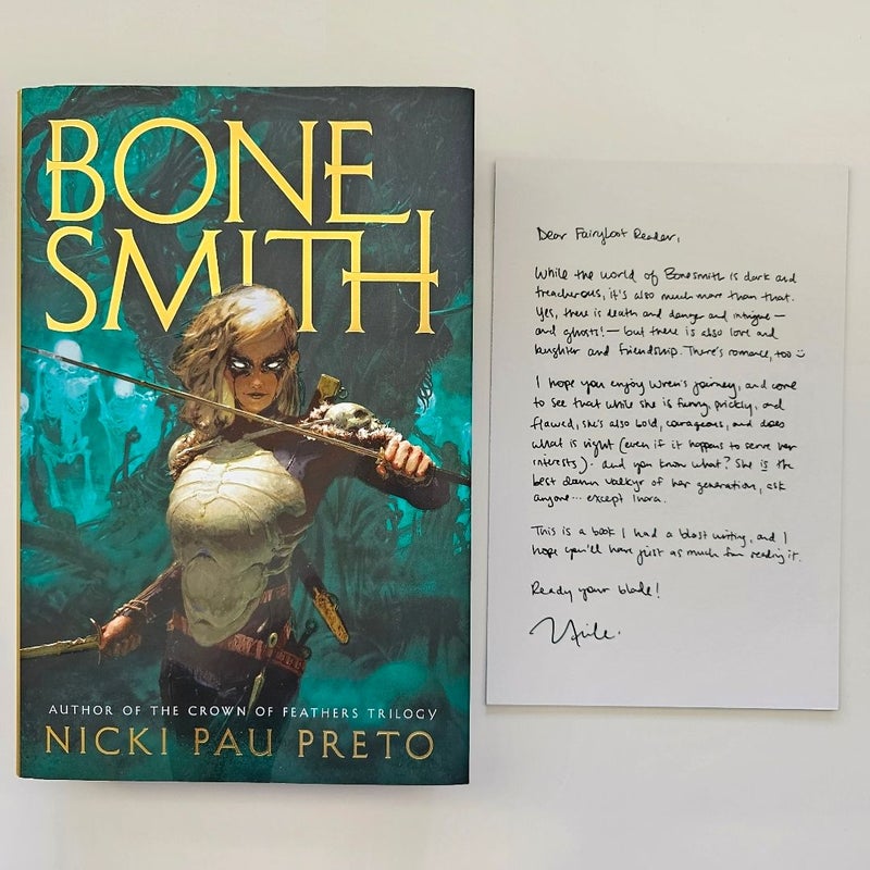 NEW Fairyloot Bonesmith Exclusive Edition Digitally Signed