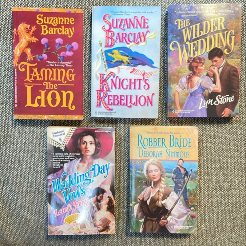 Harlequin Historical//21 Vintage 90s category romances