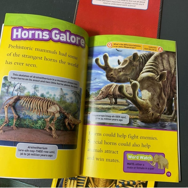 4 National Geographic Kids History & Science Books 