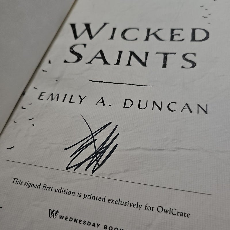 Wicked Saints - SIGNED!!!