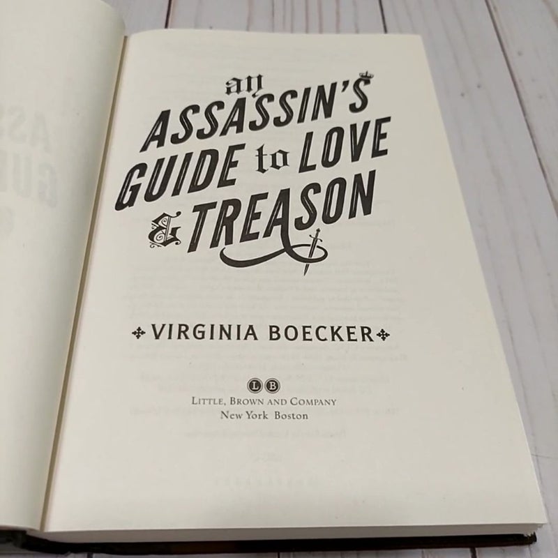 An Assassin's Guide to Love and Treason (Signed!)