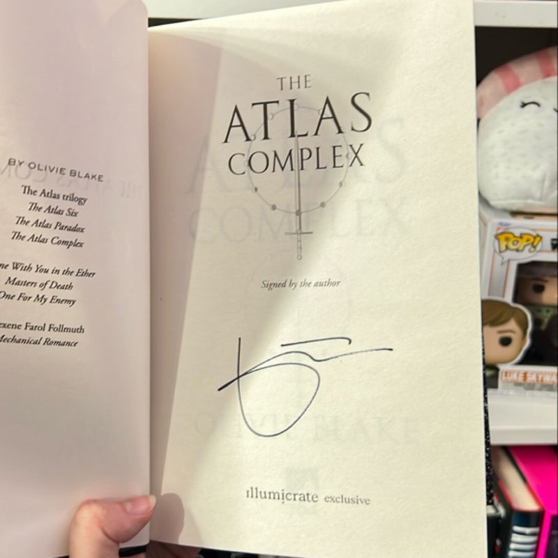 The Atlas Six, The Atlas Paradox, & The Atlas Complex (Illumicrate Editions, ALL signed)