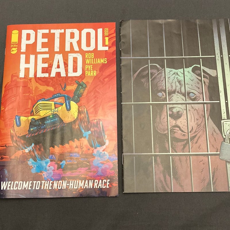 Petrol Head Issue #1 and Animal Pound Comic Books