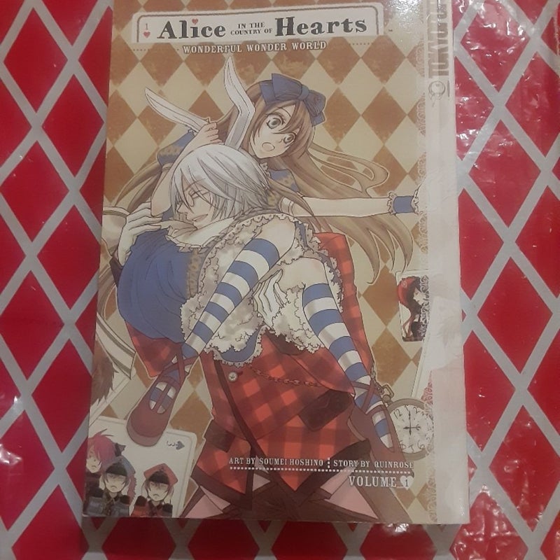 Alice in the Country of Hearts Tokyopop manga 1,2,3 