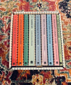 Boxed Set of 9 LITTLE HOUSE ON THE PRAIRIE Books by Laura Ingalls Wilder 1994