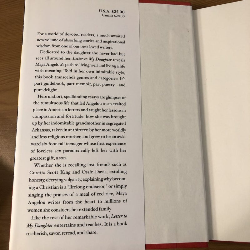 Letter to My Daughter