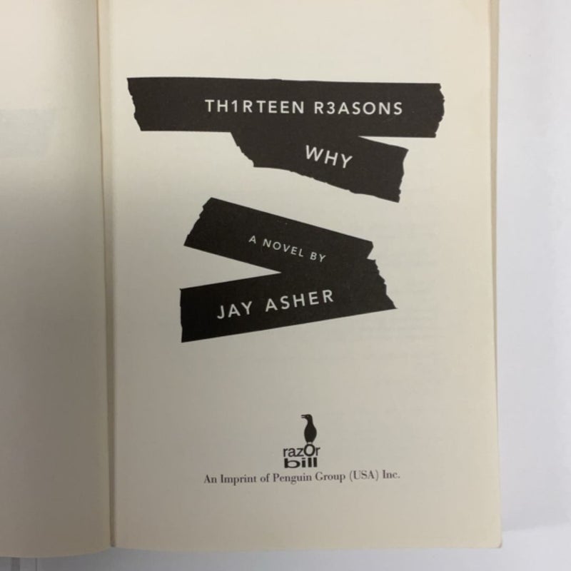Thirteen Reasons Why