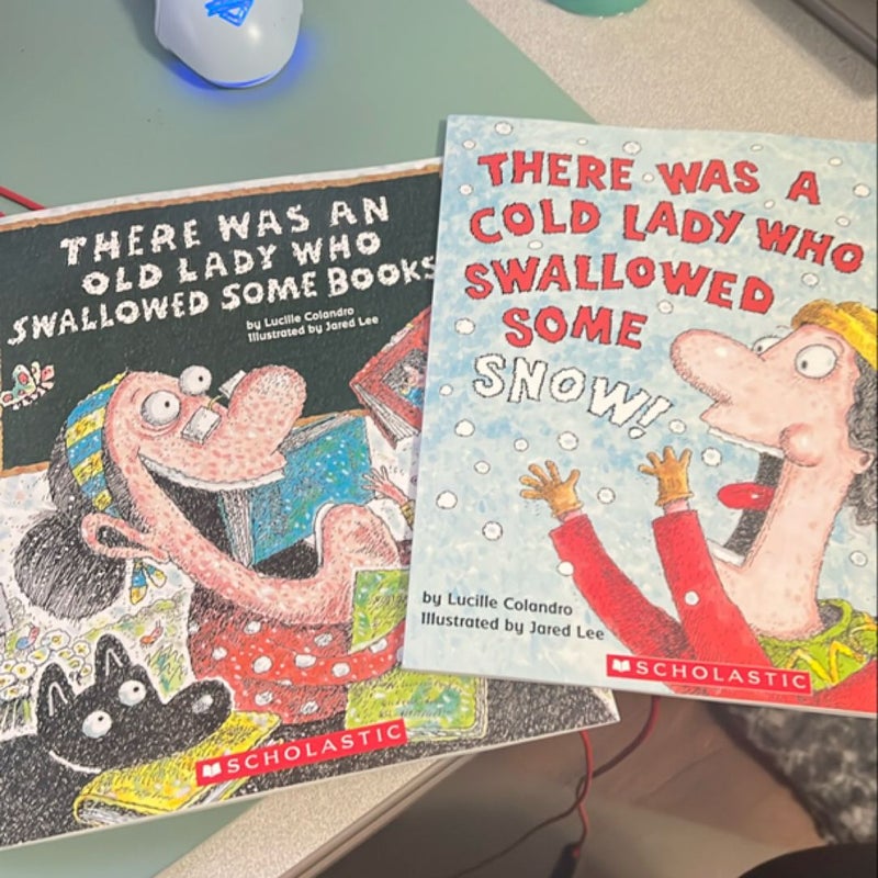 There Was an Old Lady Who Swallowed Some Books!