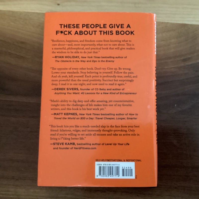 The Subtle Art of Not Giving a F*ck