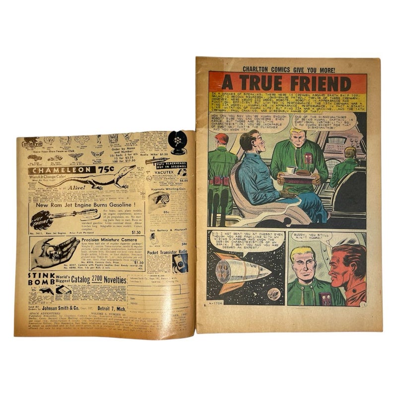 Space Adventures #48 (Nov 1962) REMAINDERED “The Ambassador from Earth” Charlton