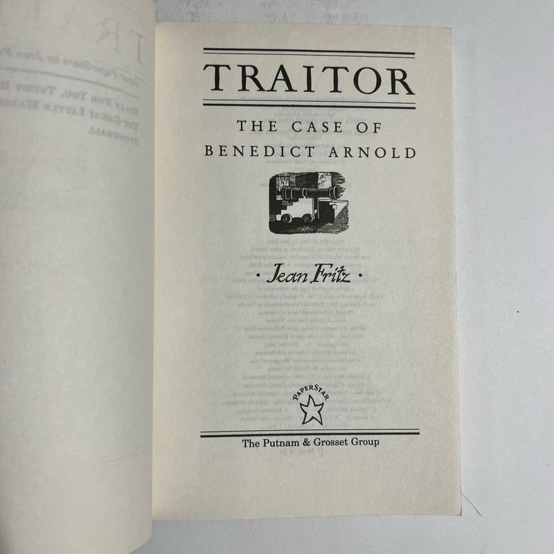 Traitor: the Case of Benedict Arnold