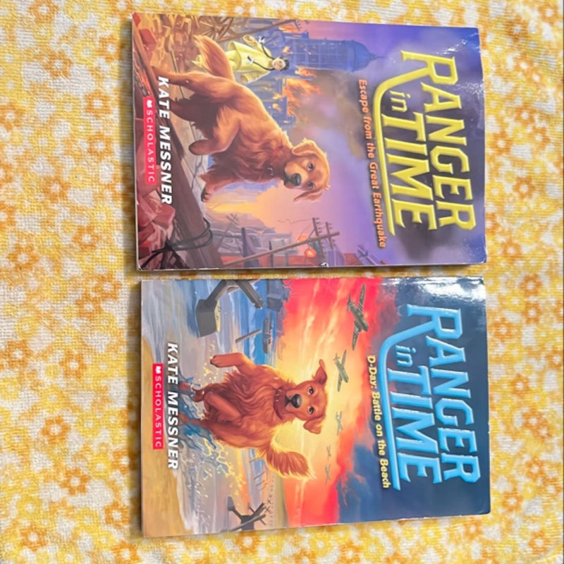 Ranger in Time: Battle on the Beach AND Escape from the Great Earthquake