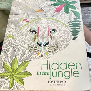 Hidden Jungle Coloring Poster Book