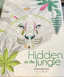 Hidden Jungle Coloring Poster Book