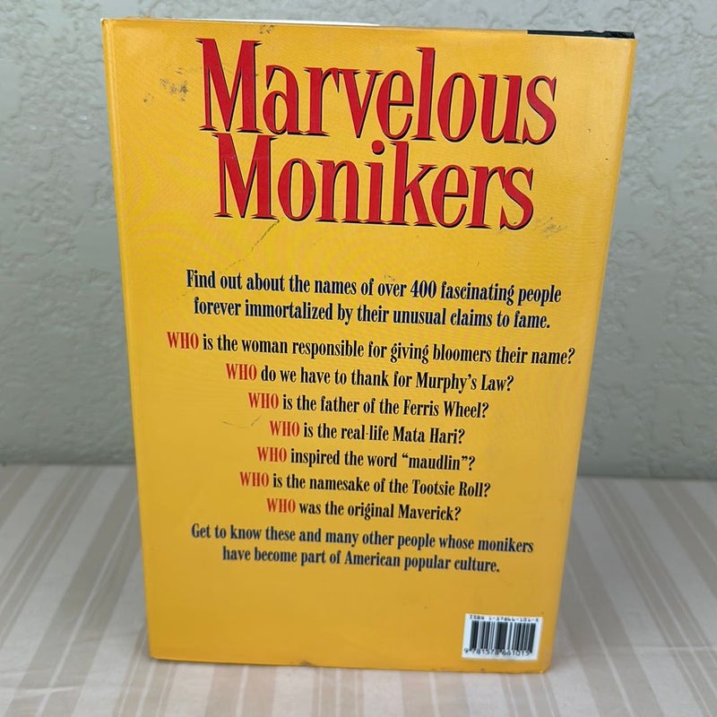 Marvelous Monikers