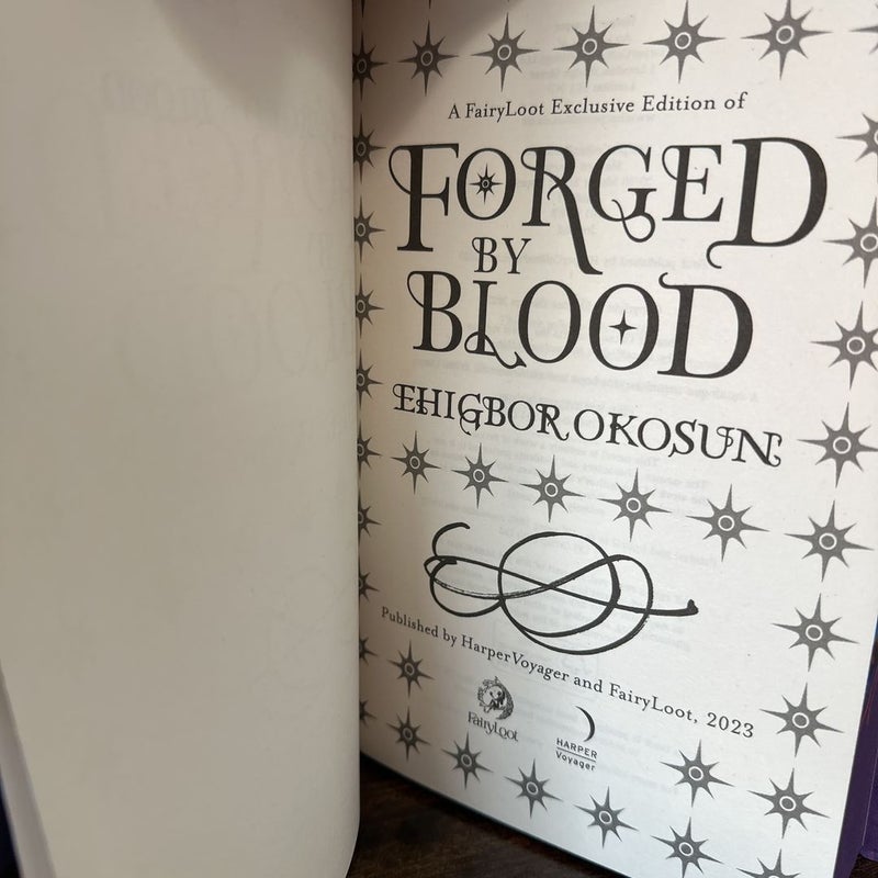 Forged by Blood - Fairyloot Exclusive Edition 