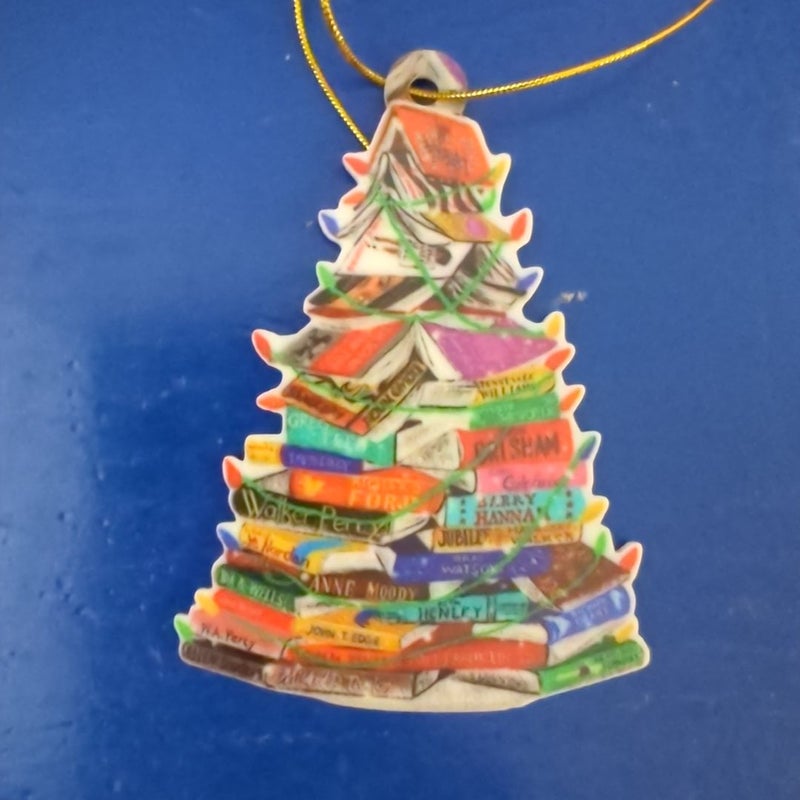 Tree Book Ornament 
